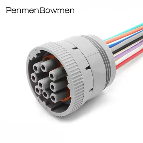 1 Set 9 Pin Car New Connector Diagnostic Tool Circular Electrical Cable Connectors Wire Harness Plug HD16-9-96S HD10-9-96P