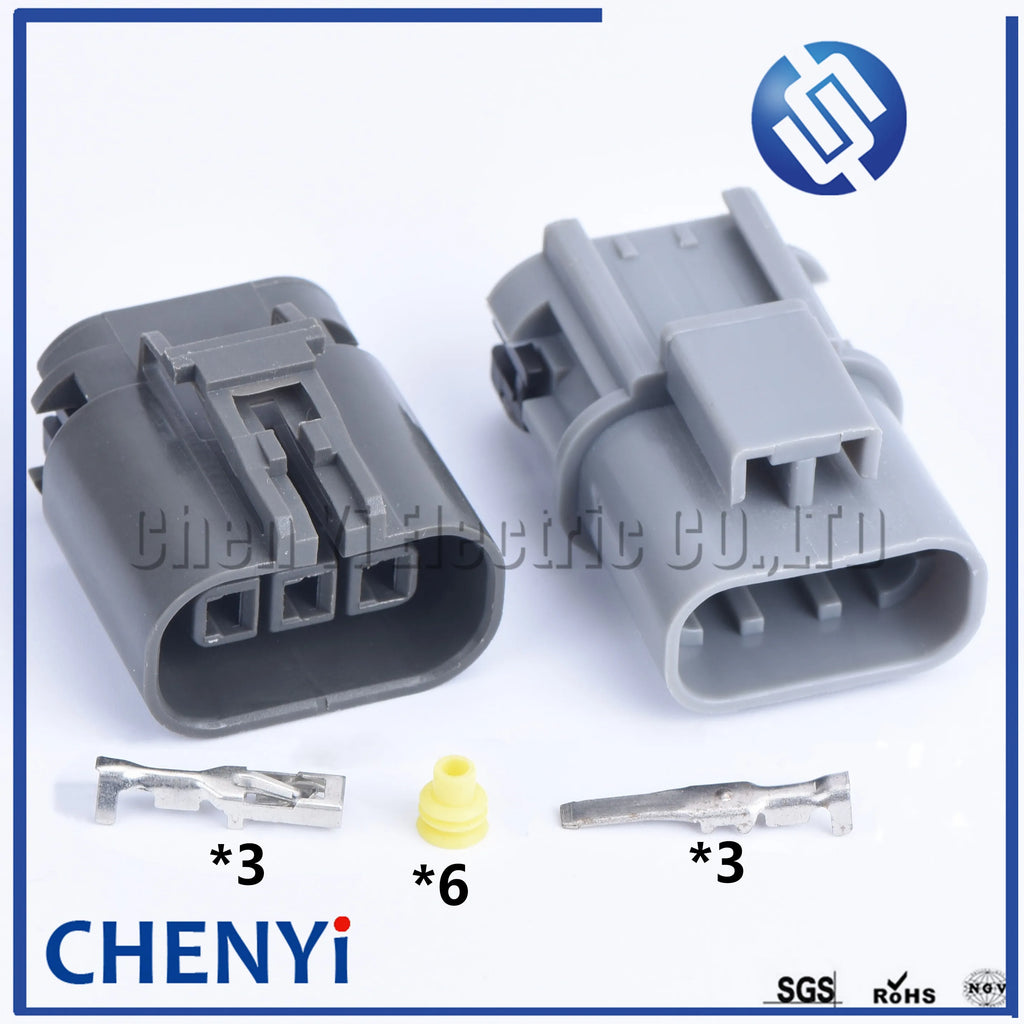 3 Pin Female or Male Automotive Ignition Coil Plug Car O2 Oxygen Sensor Connector Socket 7223-1834-40 7122-1834-40 For Nissan