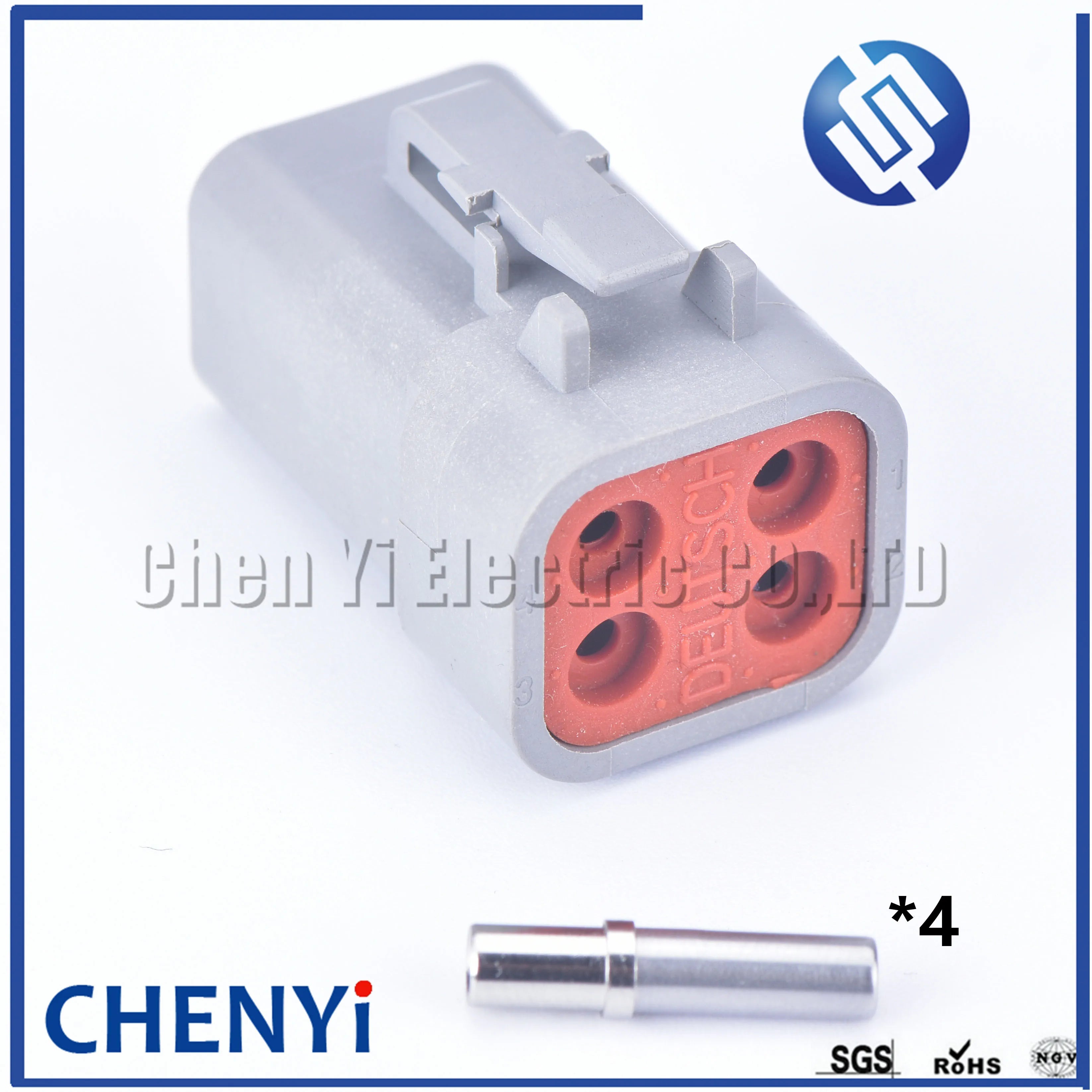 4 Pin DTP series Male or Female Automotive connector waterproof plug DTP06-4S DTP04-4P Two types of  options for Cummins