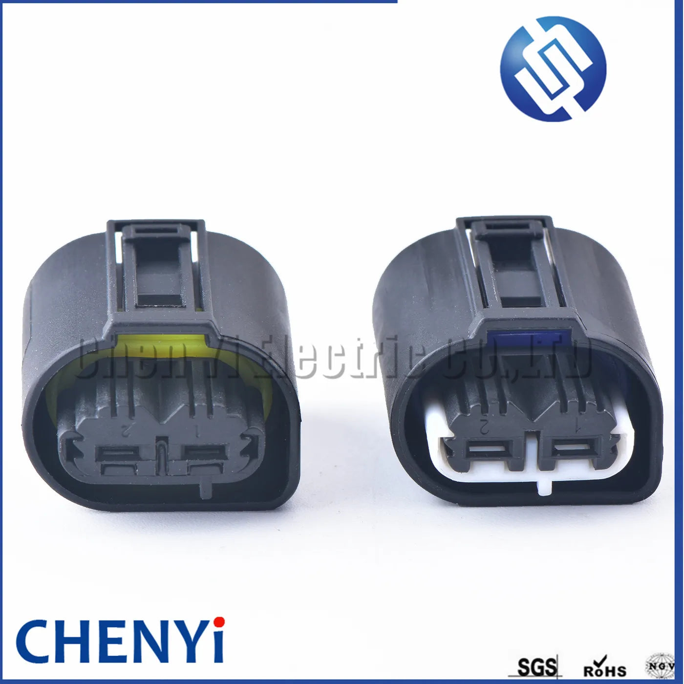 2 Pin Auto waterproof connector snail horn harness plug fog lamp connector 1-968642-1 1968643-1