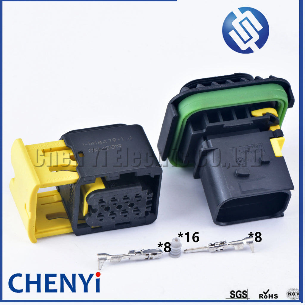 8 Pin 0-1418438-1 HDSCS Series electric plug auto waterproof plug wiring cable connector 1-1418479-1 1670364-1 1-1564512-1