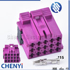 15 Pin Automobile power amplifier Connector Automotive Audio Amplifier Plug Wire Harness Socket 1-967623-1 1-967628-1