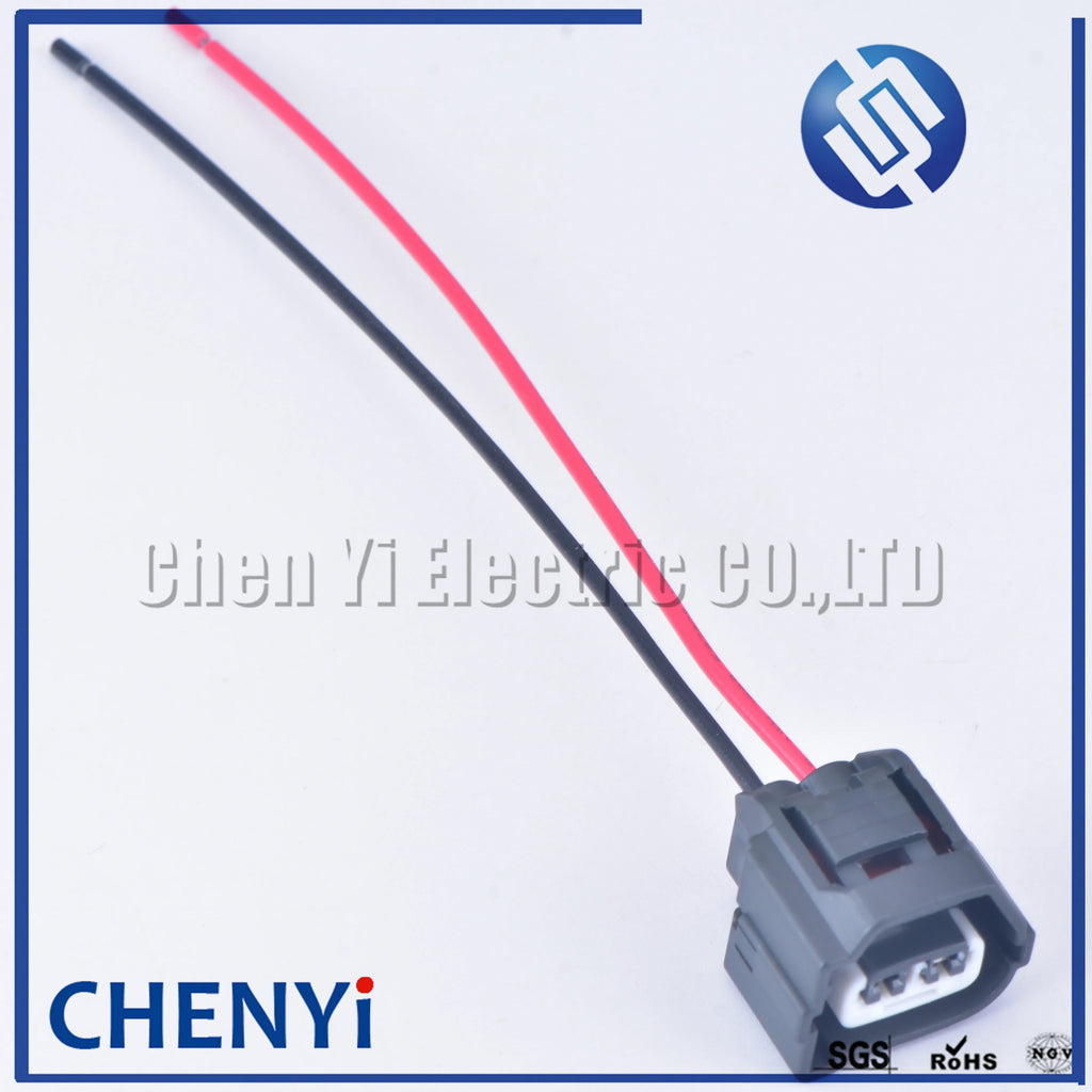 2 Pin Ignition Coil Connector Plug with Cable Wire Harness For Hyundai Getz Accent 1.6L Elantra J3 90980-10901 90980-10899