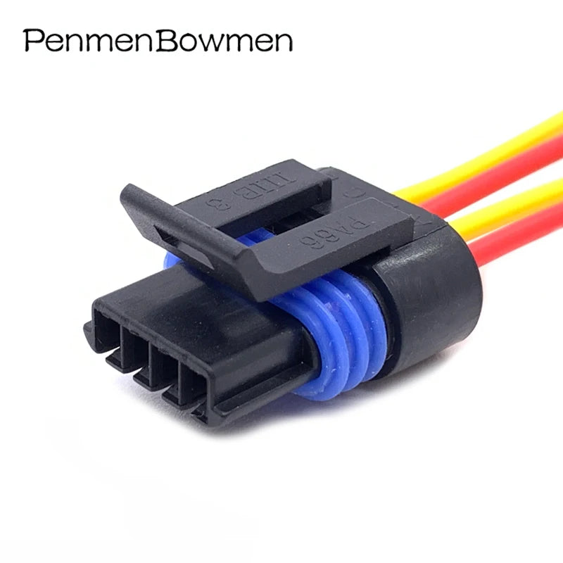 1 Set 2 3 4 Pin Auto Oxygen O2 Socket 12162190 Car Intake Pressure Sensor Electrical Cable Connectors Wire Harness Plug 12162261