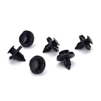 50Pcs Car Fastener fit 8mm Dia Hole Black Push Retainer Rivets Clips for Automobile Door Bumper Fender Cover Trim Clip Wholesale