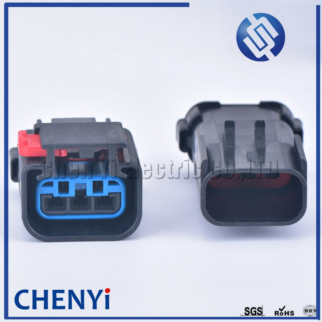 3 Pin 2.8mm 54200308 54200312 Oil pressure sensor plug Headlight Socket Waterproof Crankshaft Camshaft Position Sensor Connector