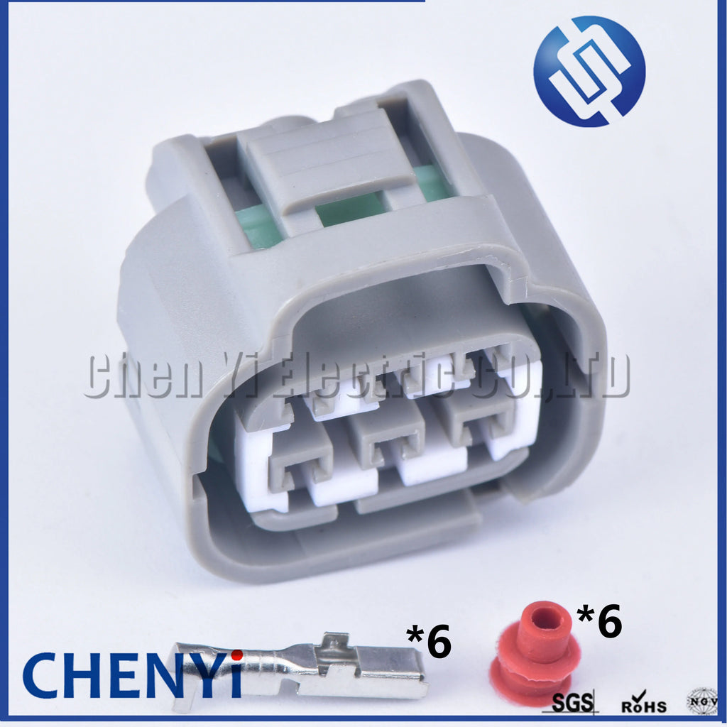 1 set 6 Pin male or female accelerator throttle pedal plug electrical Auto connector for Toyota Lexus 7282-7064-40 7283-7064-40