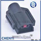 2 pin car waterproof auto connector female cable plug sensor electrical plug connector E4AB-14489 For Ford GMC
