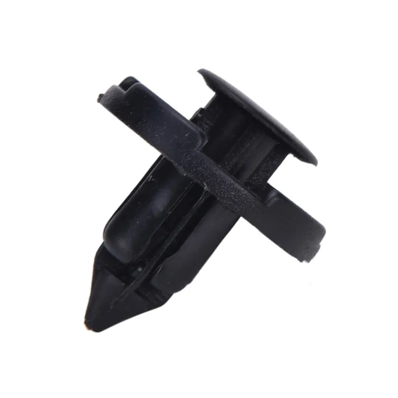 50Pcs Car Fastener fit 8mm Dia Hole Black Push Retainer Rivets Clips for Automobile Door Bumper Fender Cover Trim Clip Wholesale