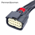 1 Set 12 Pin Car Light Ignition Coil Electronic Connector Wire Harness for Ford Chevrolet Buick 33482-1201 33472-1201