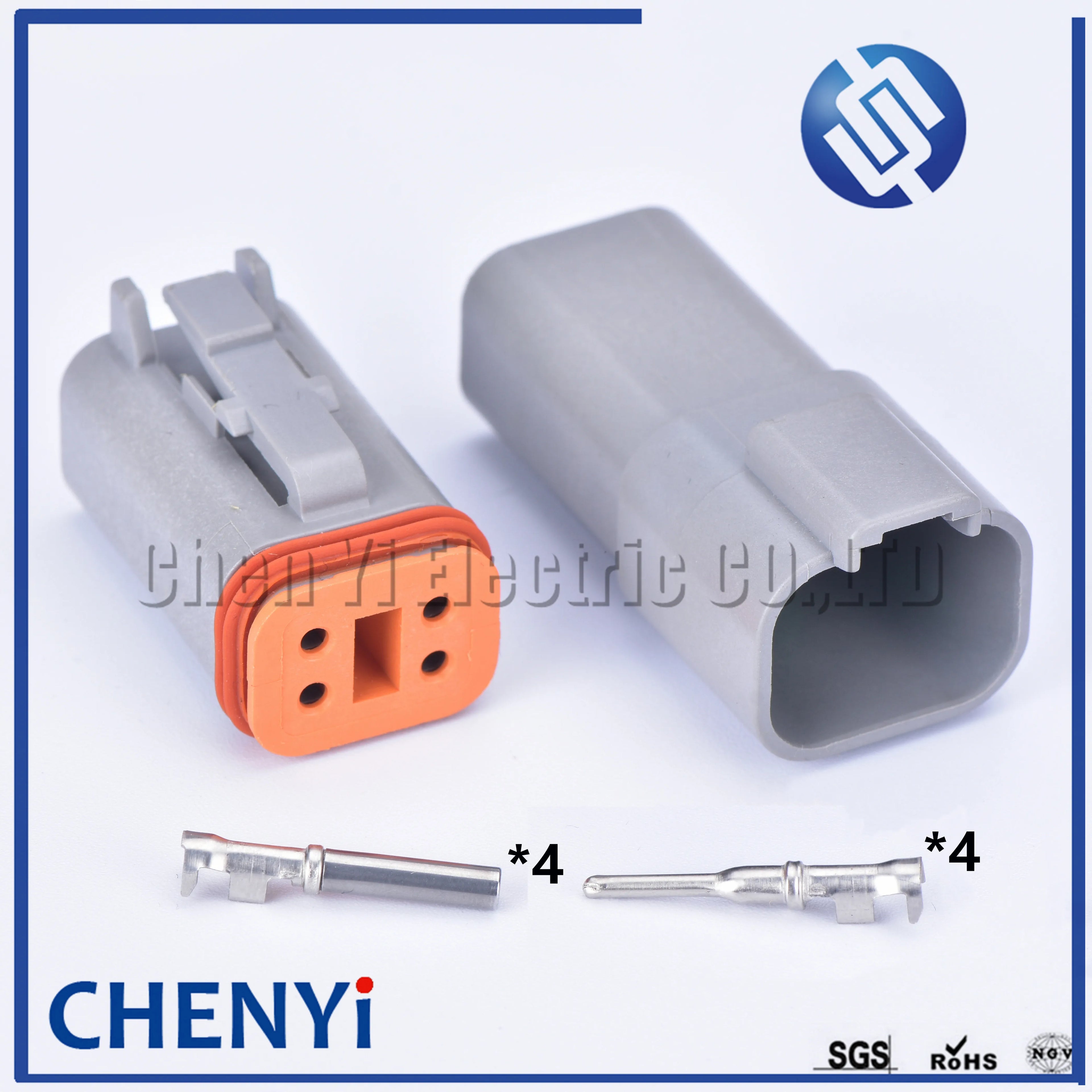 4 Pin Automotive Waterproof Connector Wire harness plug DT06-4S DT04-4P DT04-4P-L012 DT15-4P DT13-4P For Deutsch DT series