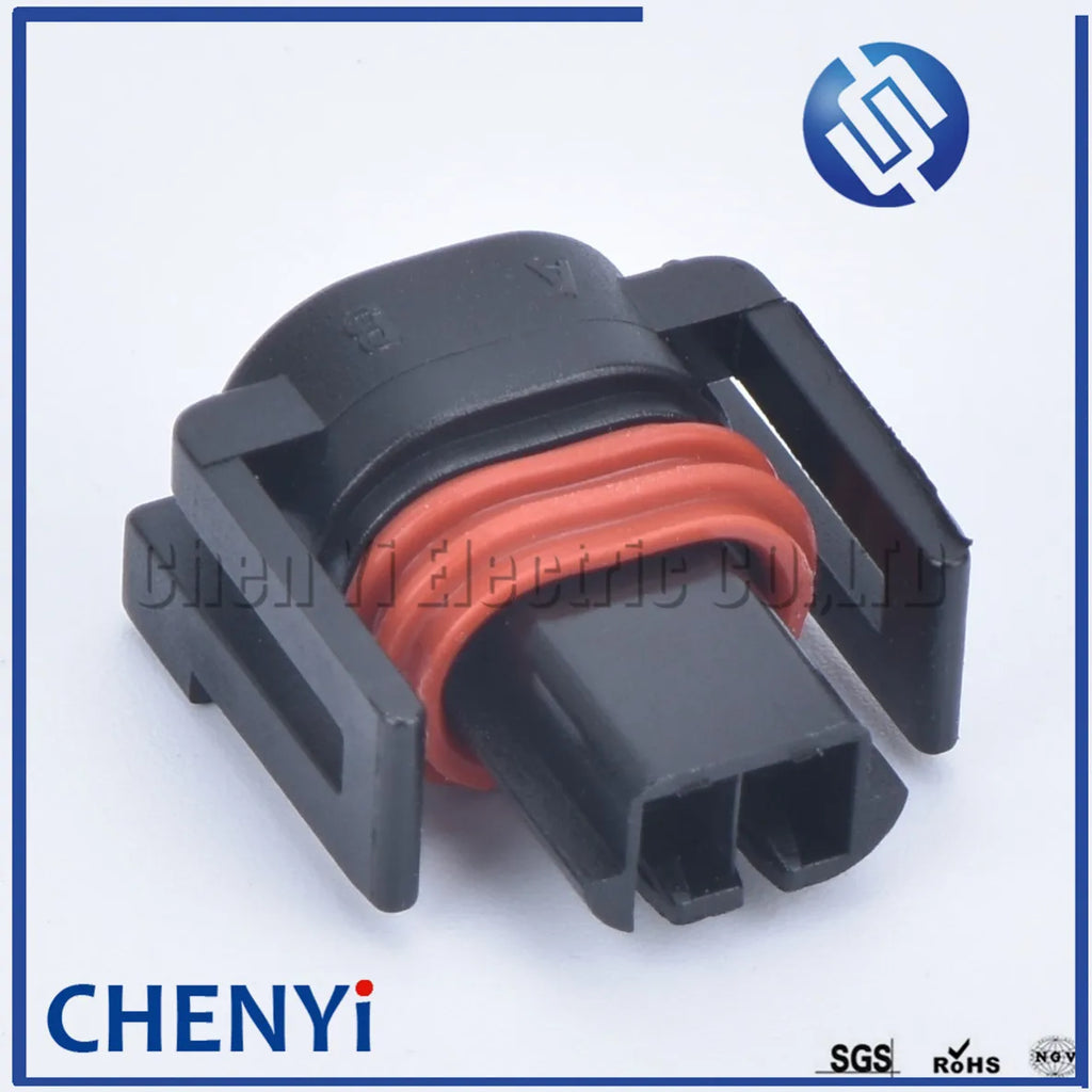 2 Pin female Waterproof Automotive Injector Plug Air Temperature Sensor Connector 12162215