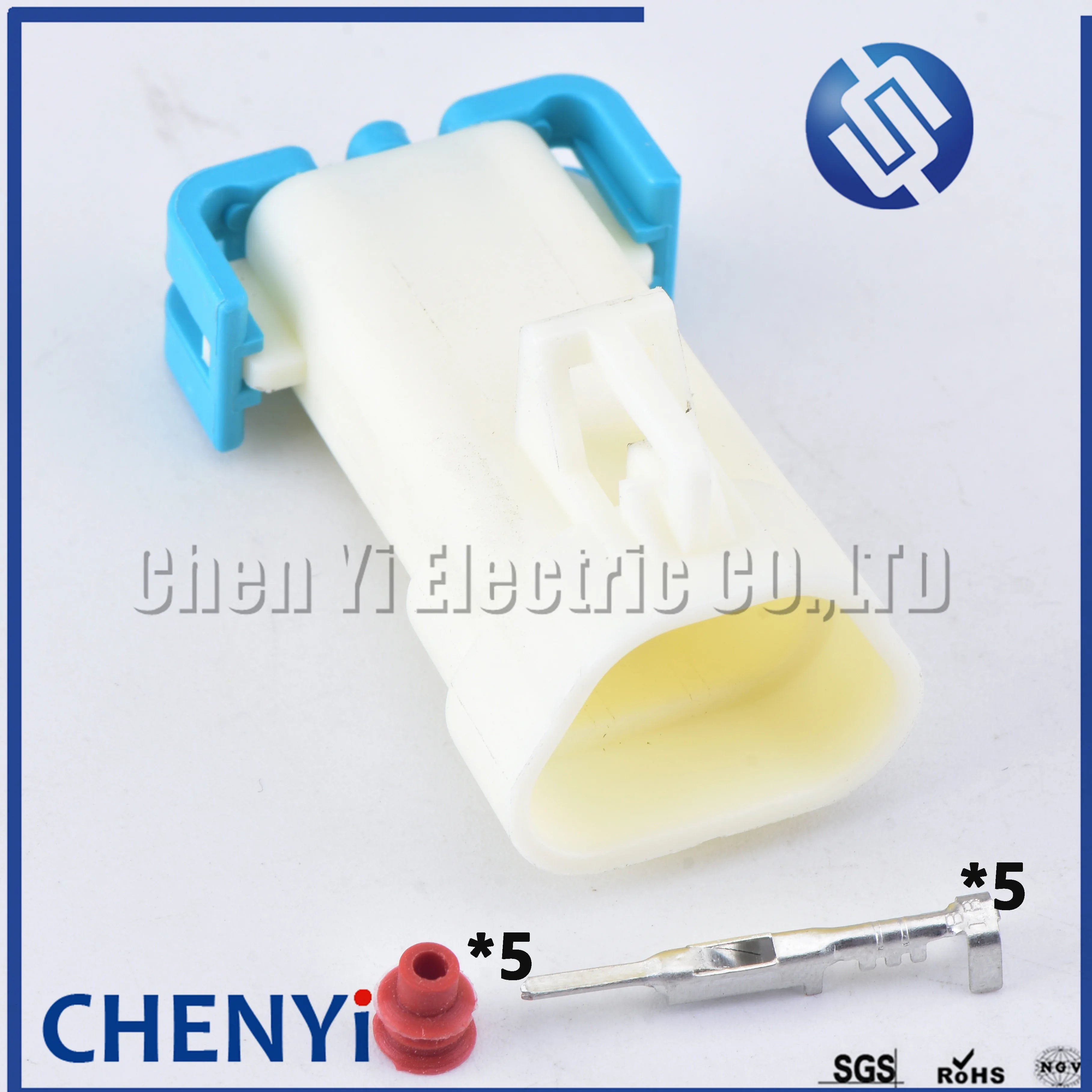 5 Pin White male or female auto electric wiring plug waterproof wire harness cable connector 12146045 12103974