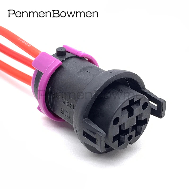 1 Set 3 Pin Car Circular Fog Lamp Female Plug Electrical Cable Connectors Wire Harness for Toyota Mazda 813972928 813972927