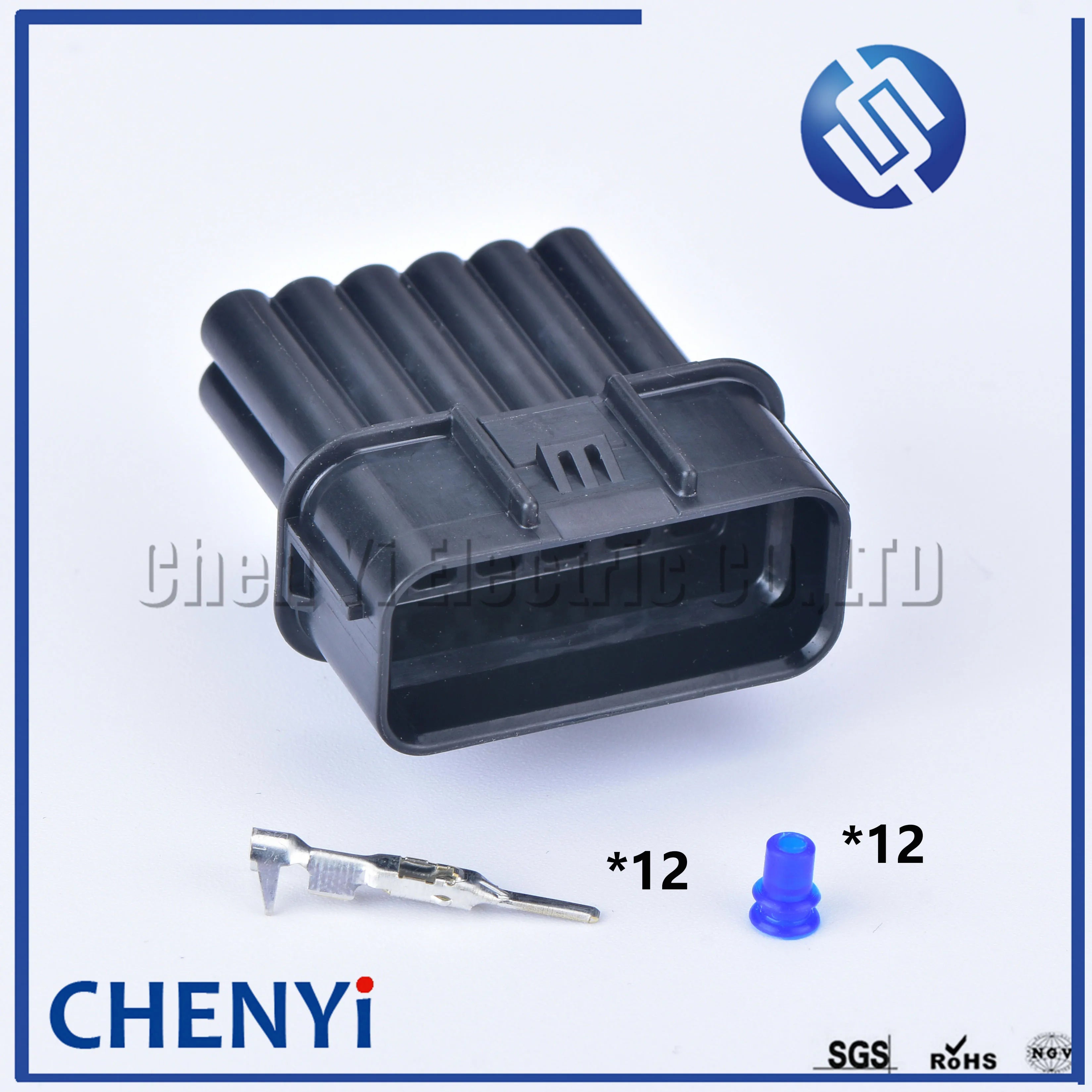 12 pin car waterproof auto connector male or female LED Fog Light Wire Socket Connector 6181-6784 6189-7410 For Honda