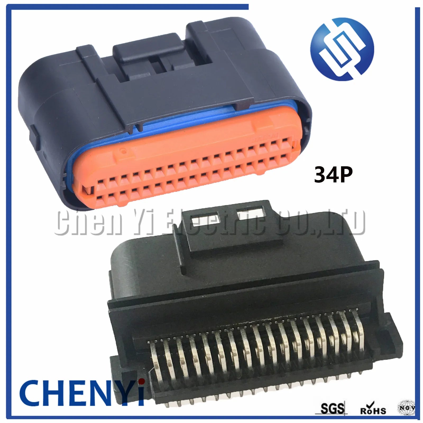 34 pin Waterproof connector auto ECU electronic control unit automotive computer control system plug MX23A34XF1 MX23A34SF1