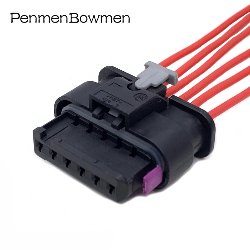 1 Set 2 3 4 5 6 Pin Car Fuel Injector Electrical Connectors Wire Harness Plug 1-1924067-4 1718653-1 1-1718806-1 1-1718645-1