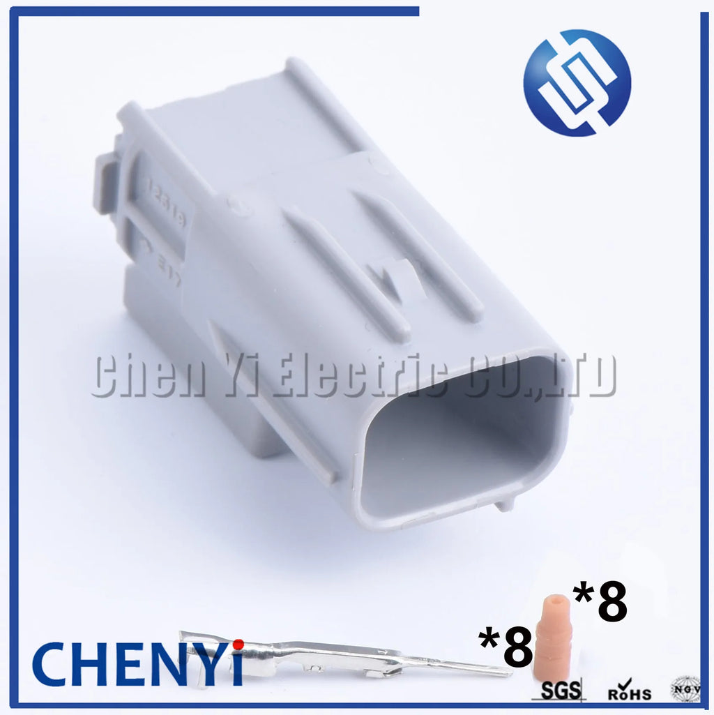 8 Pin Automotive Connector 90980-12520 90980-12519 6189-1240 6188-0779 car Reversing Radar Plug Parking sensor Socket For Toyota