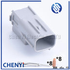 8 Pin Automotive Connector 90980-12520 90980-12519 6189-1240 6188-0779 car Reversing Radar Plug Parking sensor Socket For Toyota