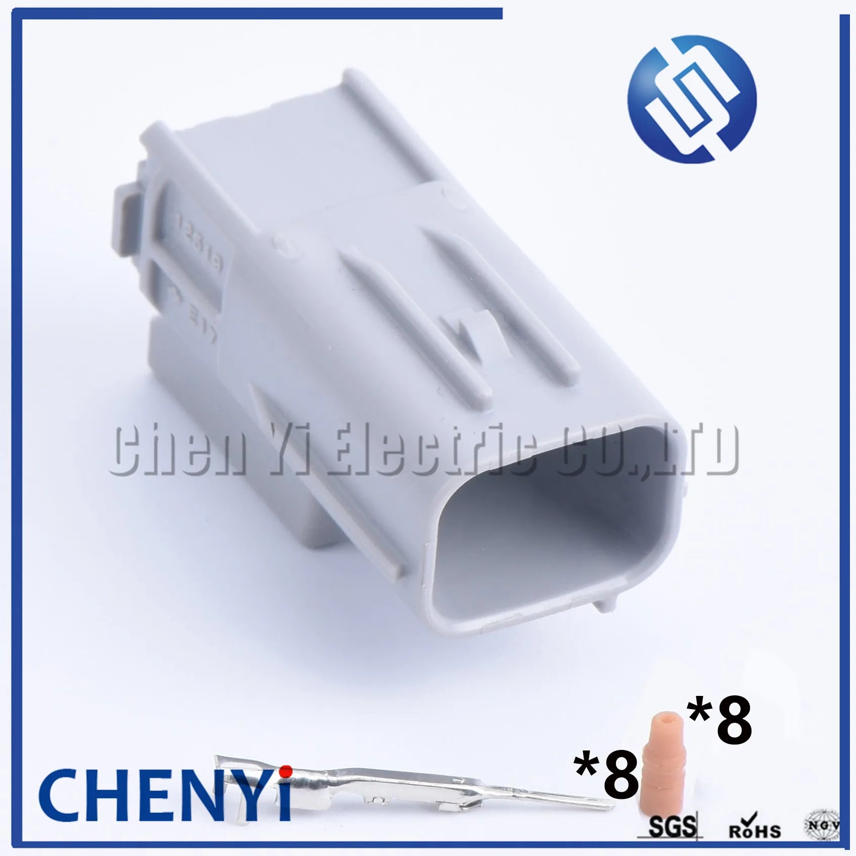 8 Pin Automotive Connector 90980-12520 90980-12519 6189-1240 6188-0779 car Reversing Radar Plug Parking sensor Socket For Toyota