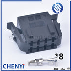 8 Pin 3.5mm male or female191972734 191972724 Auto Electrical Socket Car Connectors 191 972 734 191 972 724 1-929622-1