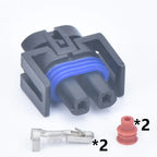 5 Pcs 2 Pin car waterproof connector air conditioner compressor pump Fuel Tank plug AC CLUTCH Connector 12162017 H1348-2P For GM