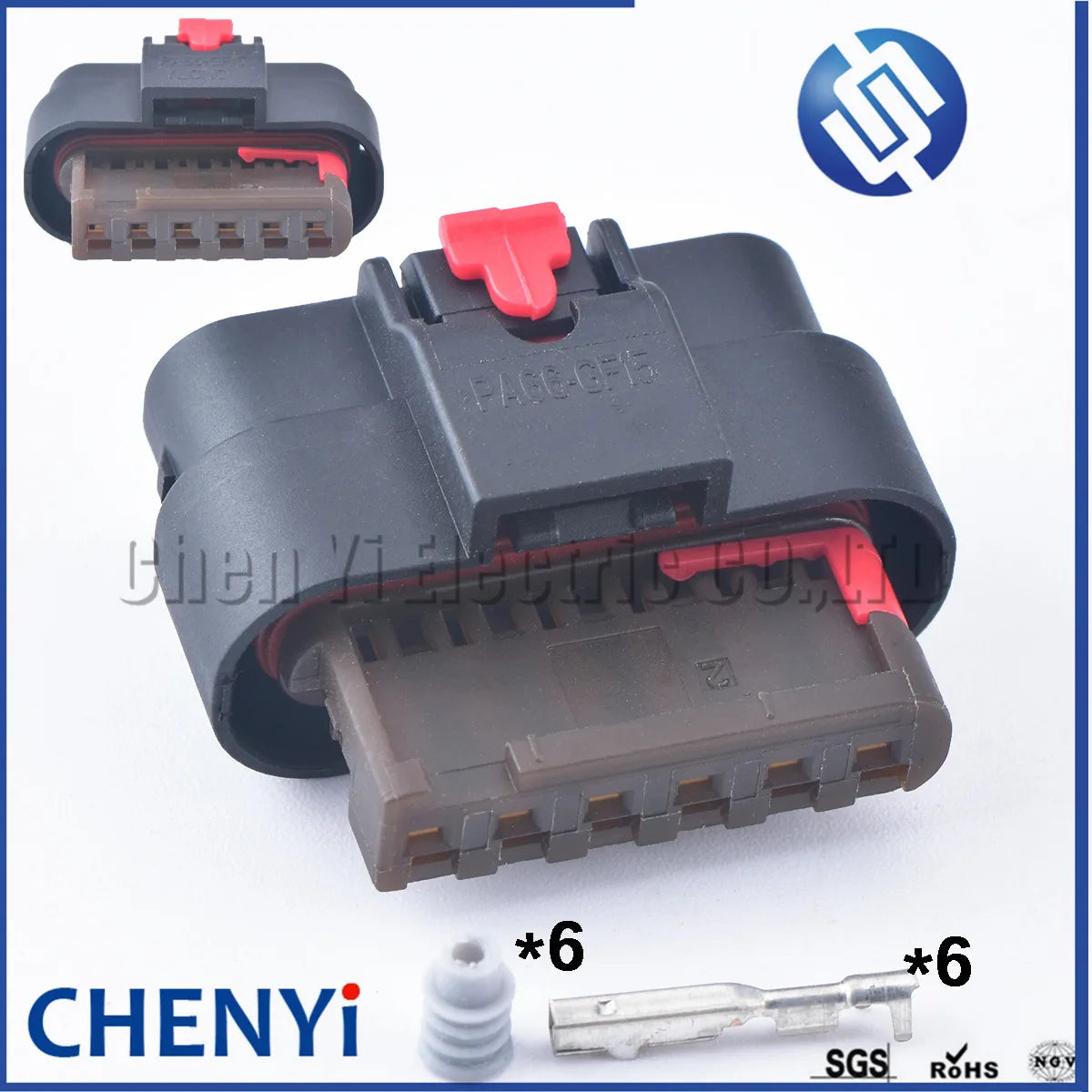6 Pin Automotive waterproof connector Accelerator Throttle Pedal Position Sensor connectors 1924292-5 For Chevrolet Opel