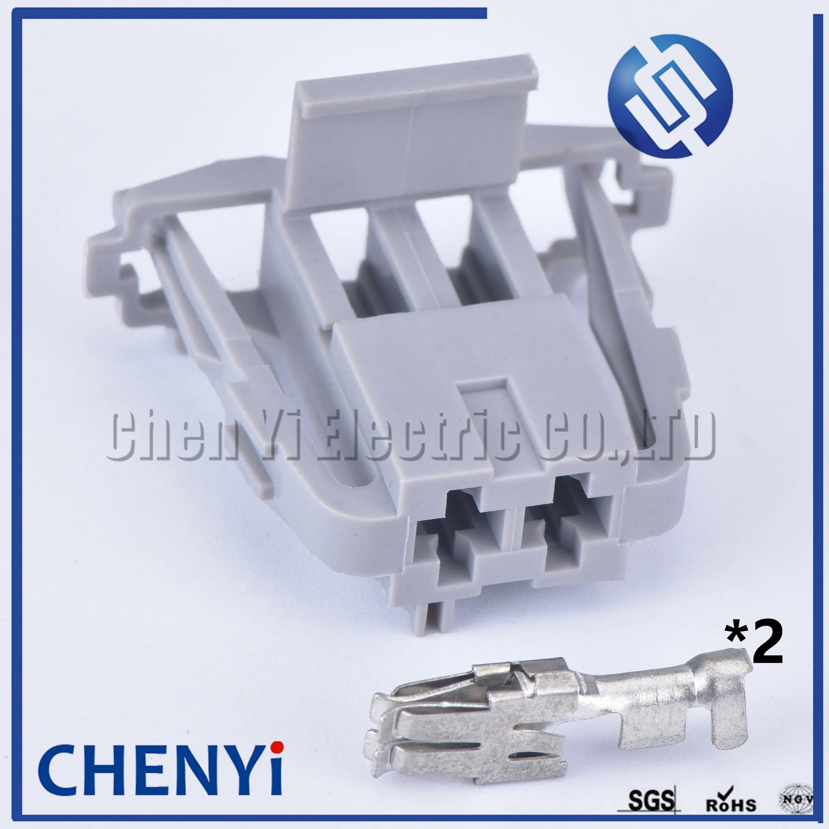 2 Pin 6.3 series auto electric scooter female plug cable unsealed wiring connector for Car motor heating fan resistor light