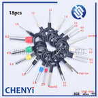 18/20/38pcs Car plug Pins removal tool set connector Pin retractor pick needle harness Pin Needle ejector tool Needle retract