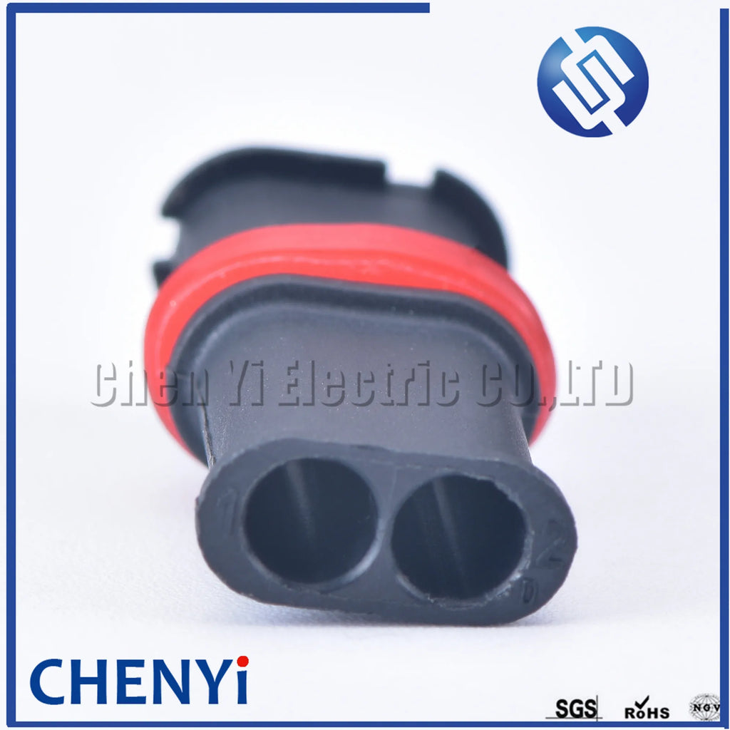 1 set 2 Pin 1.5mm female Automotive waterproof connector electric wiring electrical cable Plug connector