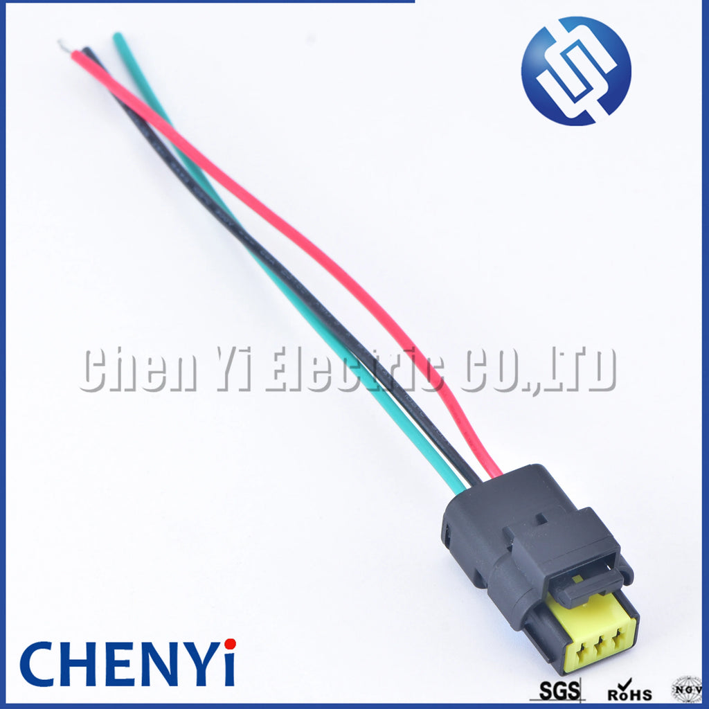 3 pin male or female waterproof automotive connector harness 211PL032S0049 211PC032S0049 For PSA Peugeot Citroen Headlight