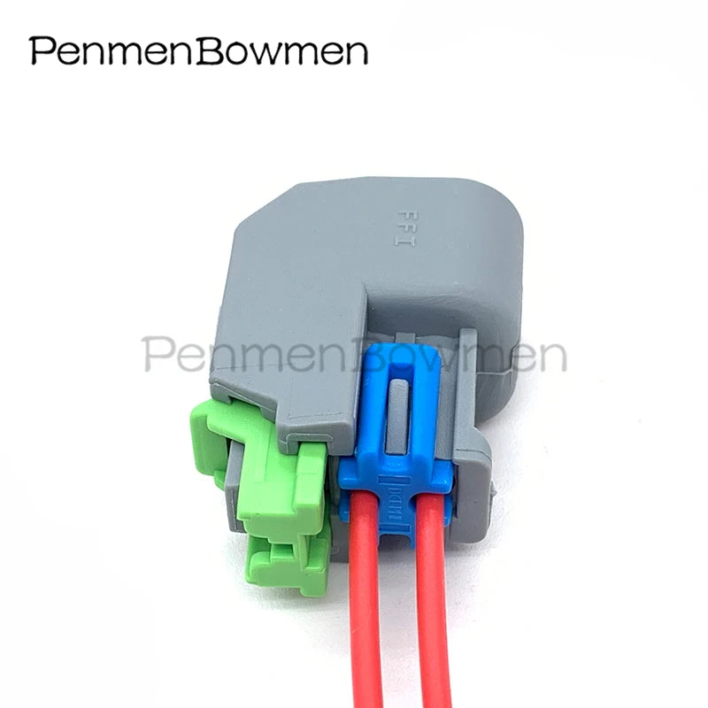 1 Set 2 Pin Auto Fuel Injector Waterproof Female Electrical Connector Wiring Harness for 15423278 15419715