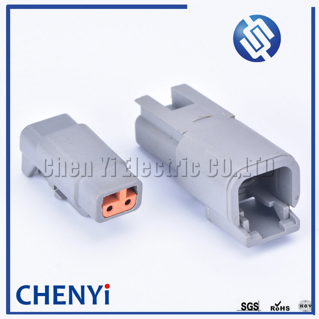 2 Pin connector Auto Waterproof Connector Electrical Inlet Air Temperature Sensor Plug DTM06-2S DTM04-2P For Deutsch DTM