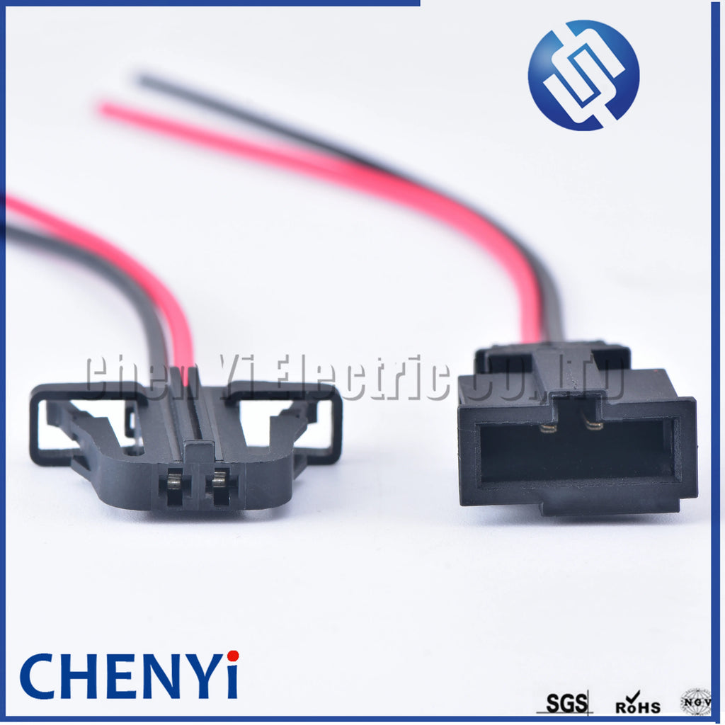 2 Pin License Light Socket Door Light Connector Trunk lights Horn Sensor Plug 3B0972712 1J0971972 with wires 1J0 971 972