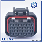 34 Pin 3-1437290-9 1.0mm Series ECU Auto Connector Electrical PCB Computer ECU Connector 64327288-2 4-1437290-1