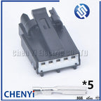 5 Pin not waterproof auto connector plug male or female 310721040 310721010 car harness repair connectors HUD plug For Ford
