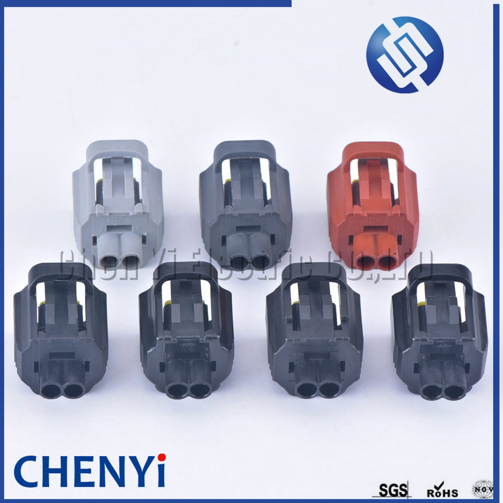 2 set 2 Pin 1.8 auto waterproof connector Coolant Temperature Sensor Socket plug 178390-1 178390-2 178390-3 178392-2 184000-1