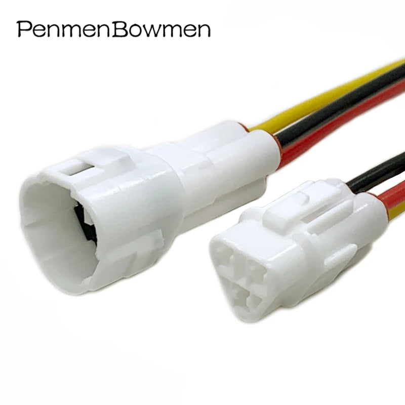 1 Set 1 2 3 4 Pin MT090 Auto Socket Motorcycle Housing Electrical Cable Connectors Waterproof Female Male Wire Harness Plug