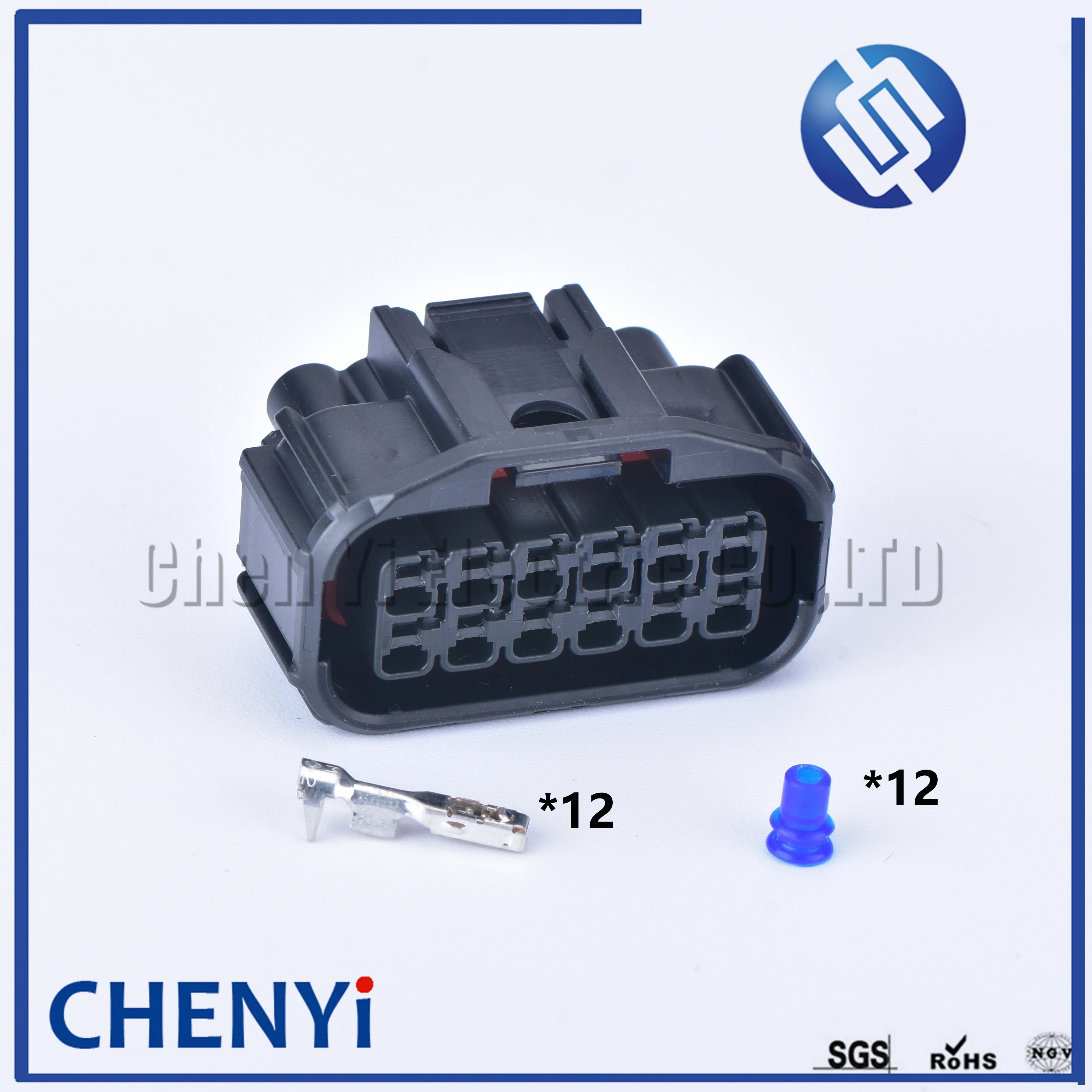 12 pin car waterproof auto connector male or female LED Fog Light Wire Socket Connector 6181-6784 6189-7410 For Honda