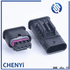 2 set 4 Pin waterproof auto cable connector plug 1718657-1 autonomous water temperature sensor plug 4F0 973 704 For Weichai