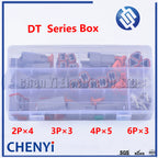 250 Pcs Deutsch DT series Automotive Waterproof Wire Connector Kit DT06-2/3/4/6S DT04-2/3/4/6P Sealed Plug with pins box