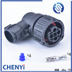 4 pin odometer speed sensor plug sealed auto connector 1-967325-1 with cable Sheath 965786-1/965783-1 For round HOWO A7