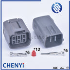 6 Pin car waterproof auto connector Computer solenoid valve plug 6189-0648 For Mazda Ford