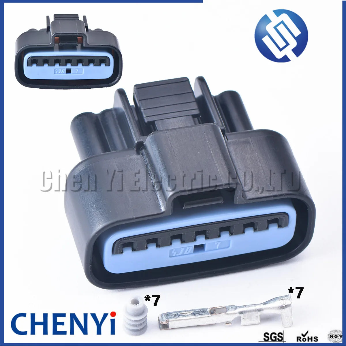 7 Pin Auto waterproof connector Air Flow Sensor 08061010 plug PB536-07027 PB53607027 For Mitsubishi Lancer Evolution Outlander
