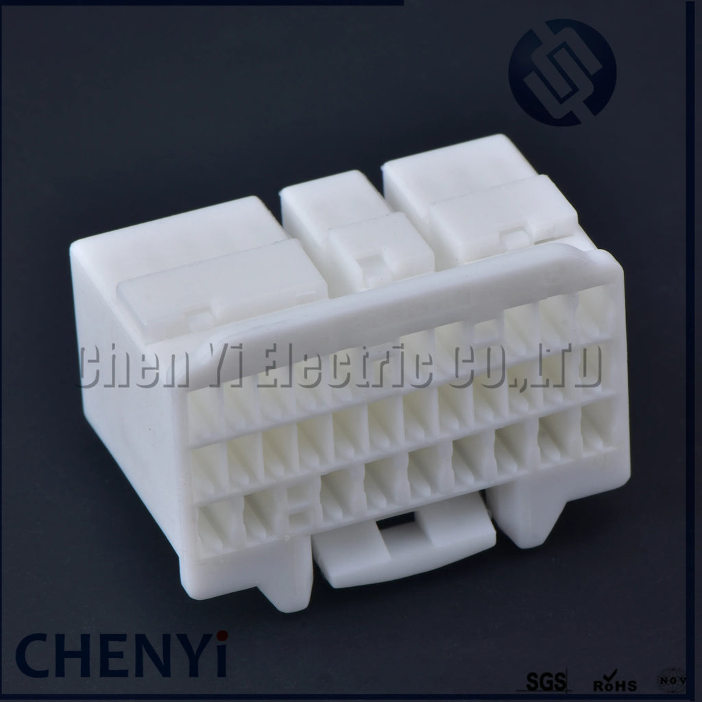 17/22/24/28/31Pin Automotive vehicle central control ecu connector radio mudule Plug 353029-1 For Toyota Honda k20 Nissan proton