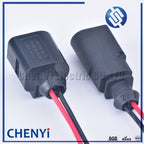 2 Pin 1J0973802 1J0973702 Female or Male 1.5 mm Auto Temp Sensor Plug Deflation Valve Plug Waterproof Connector with wire