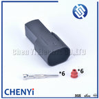 1 sets 6 Pin auto waterproof plug female or male(1.5) LSU 4.9 Wide Band Oxygen Sensor Connector 1928404669 4H0973713 4H0 973 713
