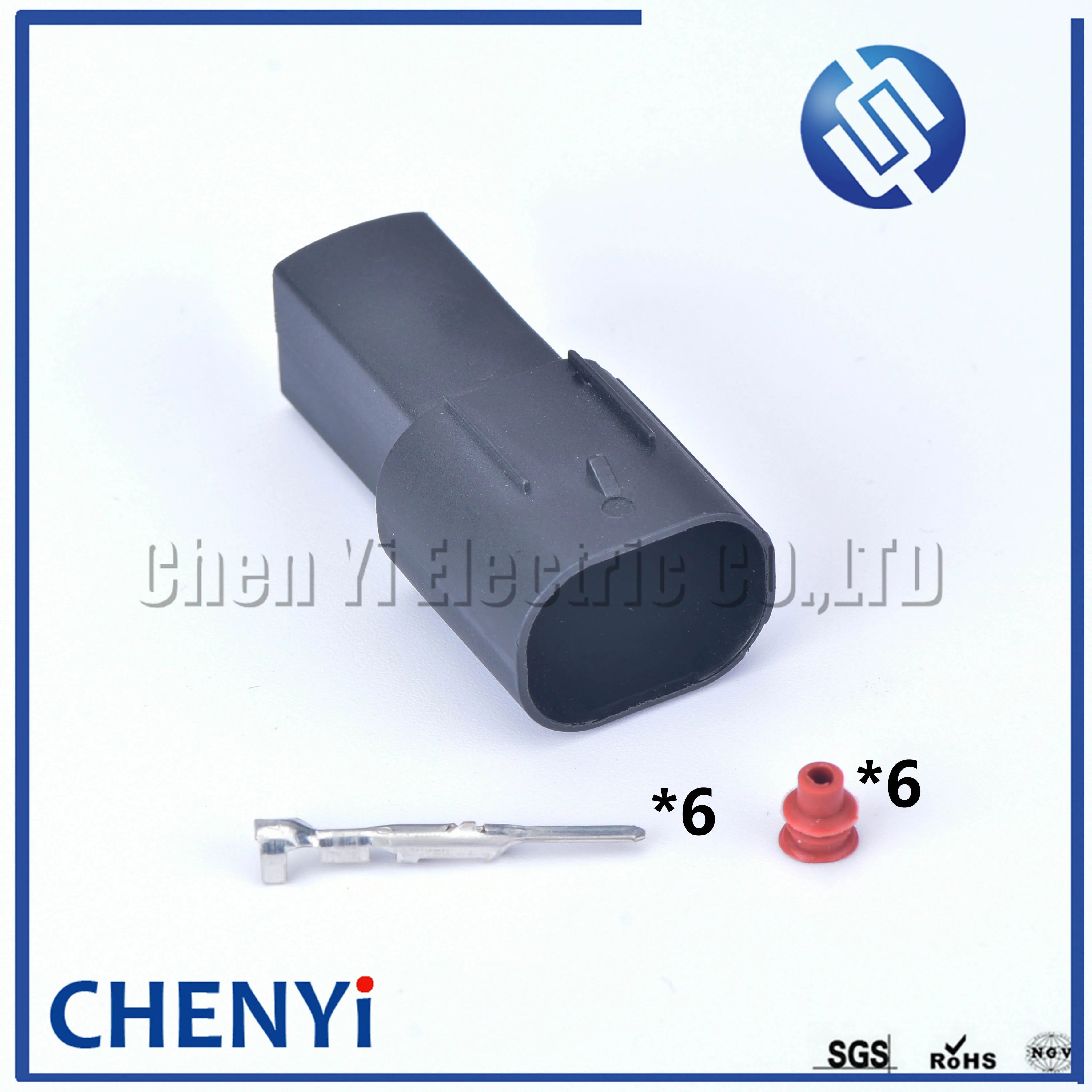 1 sets 6 Pin auto waterproof plug female or male(1.5) LSU 4.9 Wide Band Oxygen Sensor Connector 1928404669 4H0973713 4H0 973 713