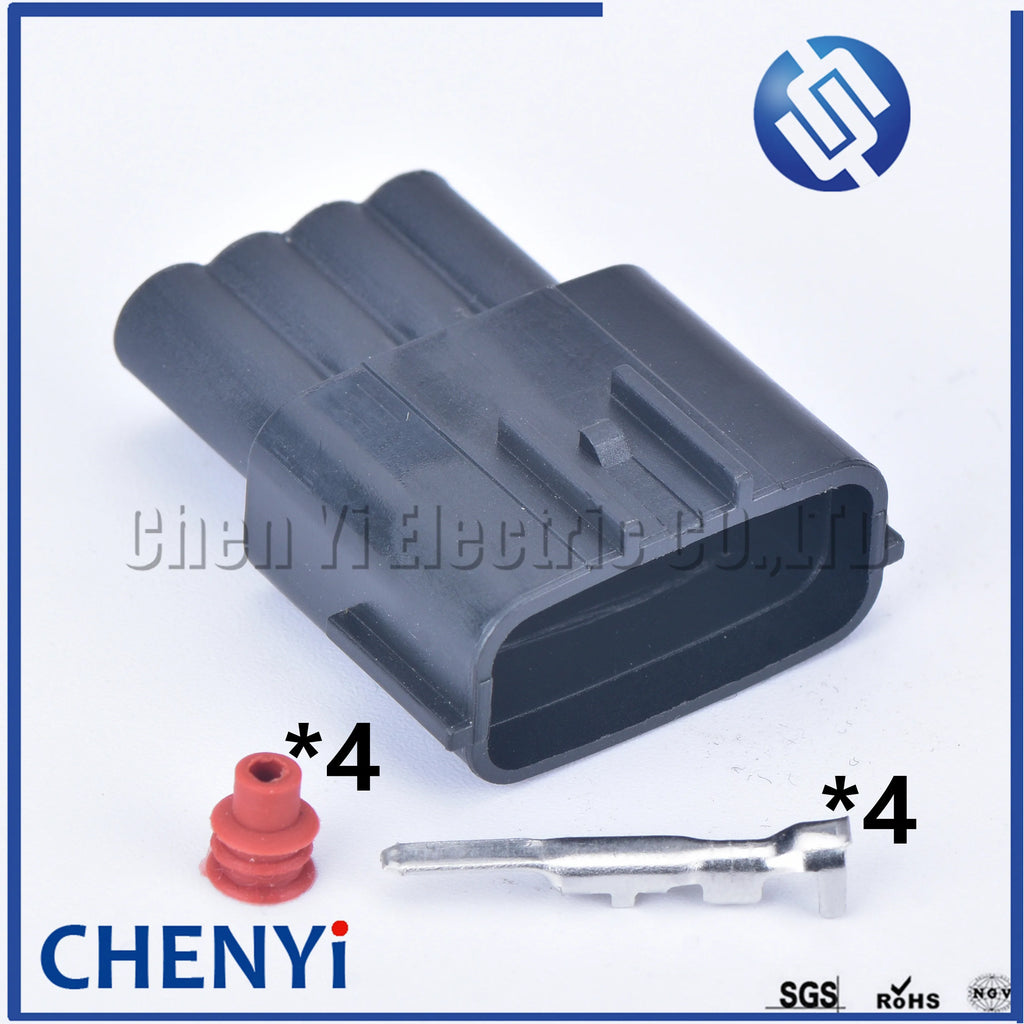 4 Pin automotive male or female ignition coil electrical plug MAF Sensor waterproof connector 6189-0781 for NISSAN Patrol TB48