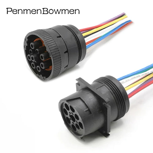 1 Set 9 Pin Deutsch Auto Circular Electrical Cable Connectors Female Male Wire Harness Plug HD16-9-1939P J1939 HD16-9-1939S